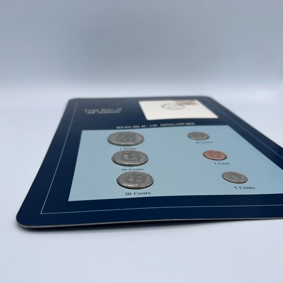 Franklin Mint Coin Sets of All Nations Collectible Republic of Singapore VTG - Picture 11 of 11